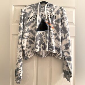 Pink Floyd Cropped Hoodie